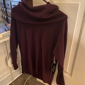 NANNETTE PURPLE TURTLE NECK
